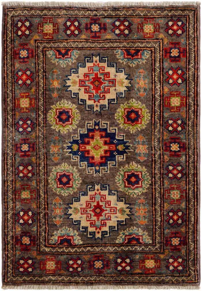 2' 1 x 2' 11 Hand Knotted Kazak Rug