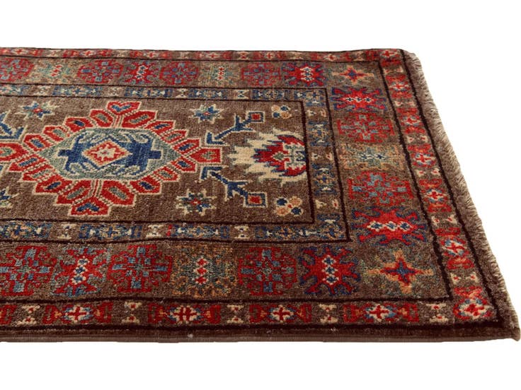 Detail image of 2' x 3' 1 Hand Knotted Kazak Rug