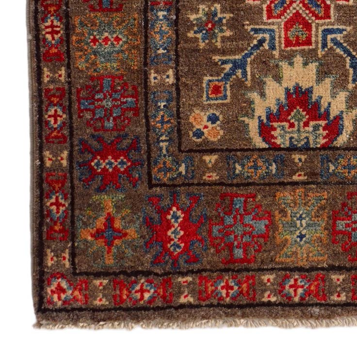 Detail image of 2' x 3' 1 Hand Knotted Kazak Rug