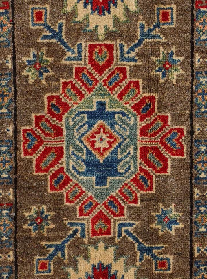 2' x 3' 1 Hand Knotted Kazak Rug