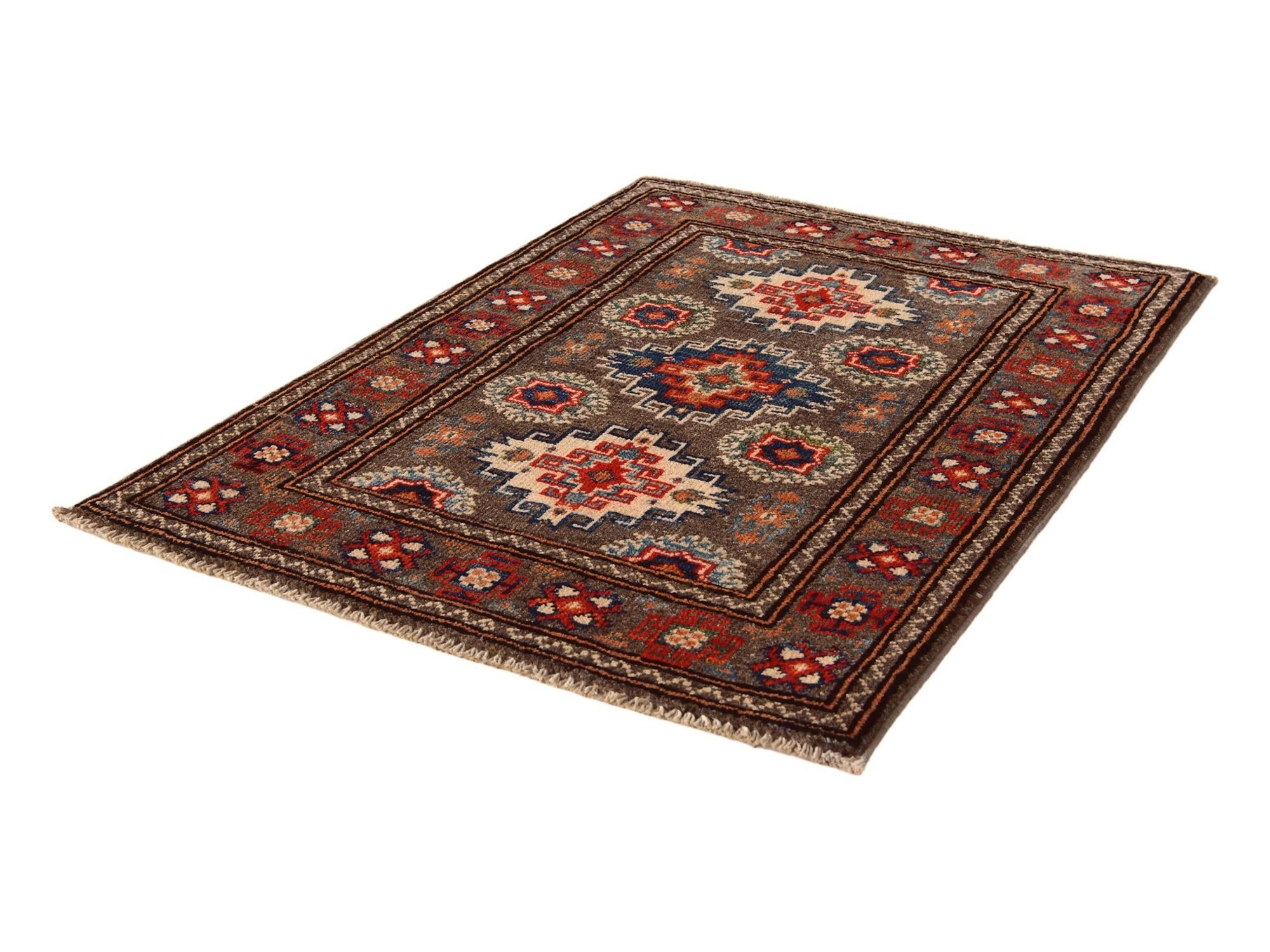 2' x 2' 10 Hand Knotted Kazak Rug