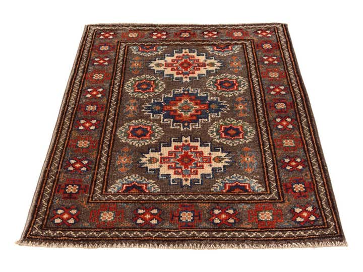 2' x 2' 10 Hand Knotted Kazak Rug