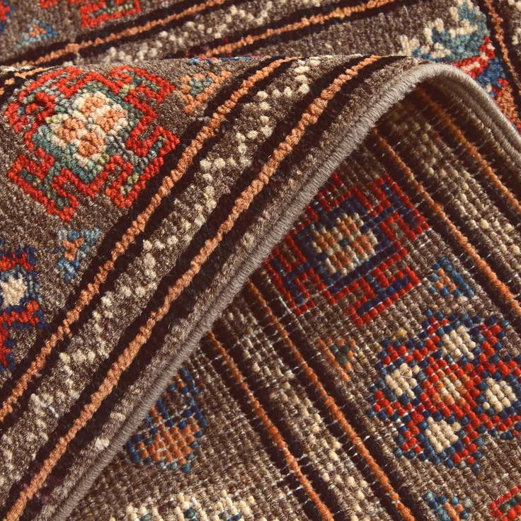Detail image of 2' x 2' 10 Hand Knotted Kazak Rug