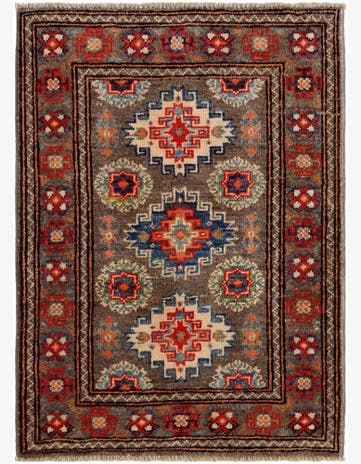 2' x 2' 10 Hand Knotted Kazak Rug