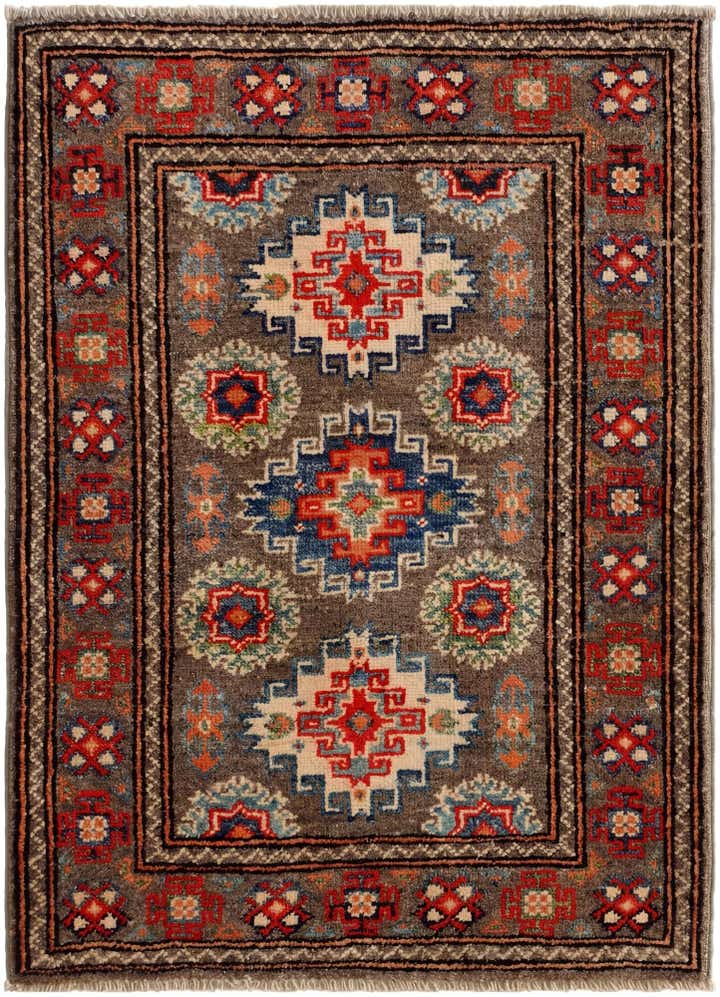 2' x 2' 10 Hand Knotted Kazak Rug