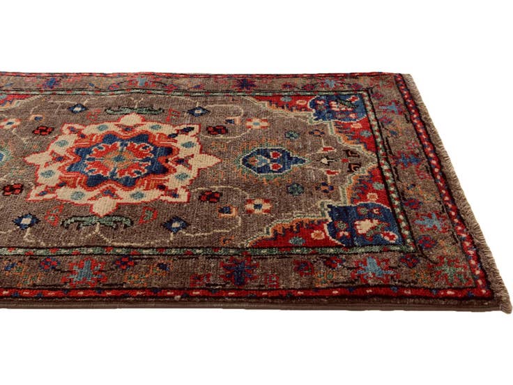 Detail image of 2' x 3' 2 Hand Knotted Kazak Rug