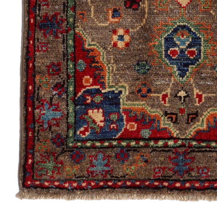 Detail image of 2' x 3' 2 Hand Knotted Kazak Rug