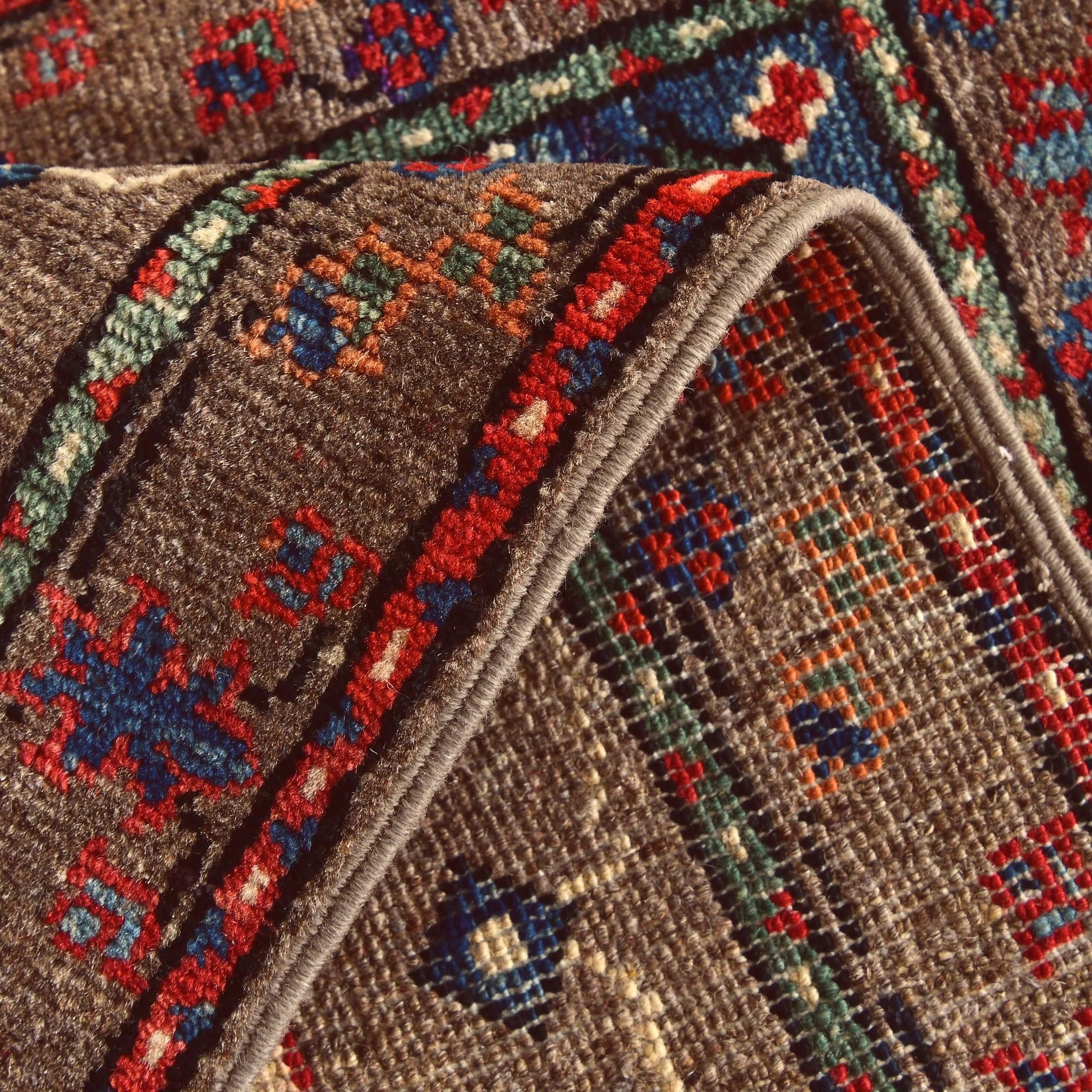 2' x 3' 2 Hand Knotted Kazak Rug