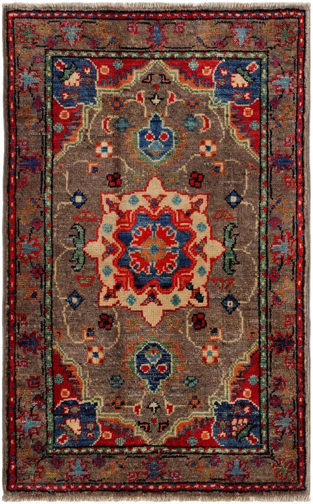 2' x 3' 2 Hand Knotted Kazak Rug