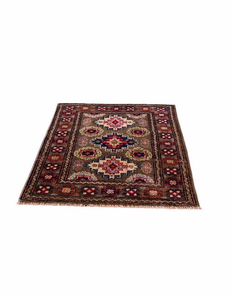 Detail image of 2' x 2' 10 Hand Knotted Kazak Rug