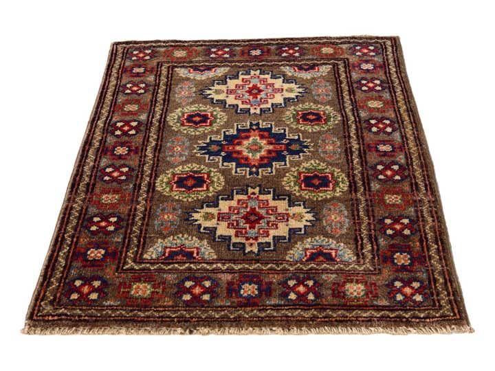 2' x 2' 10 Hand Knotted Kazak Rug