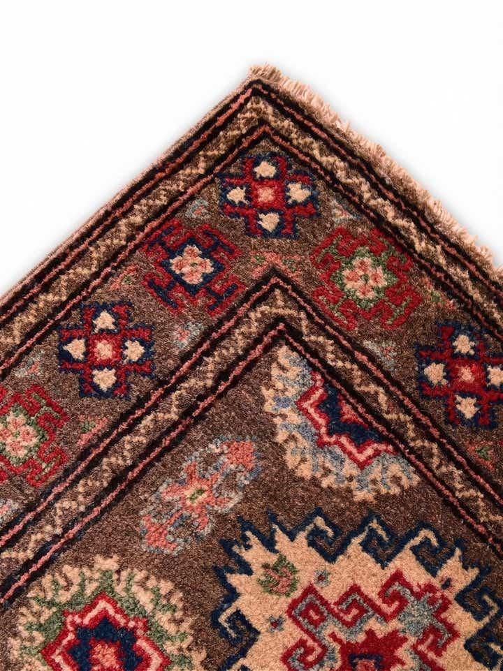 2' x 2' 10 Hand Knotted Kazak Rug