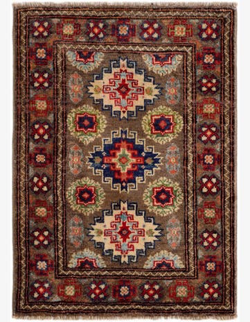 2' x 2' 10 Hand Knotted Kazak Rug