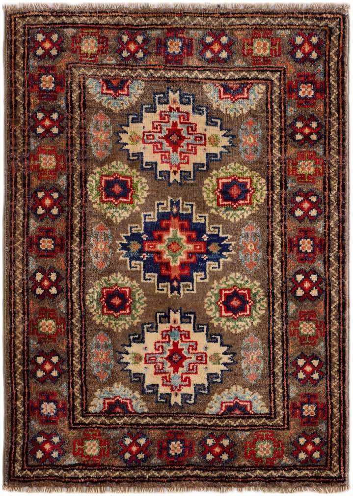 2' x 2' 10 Hand Knotted Kazak Rug