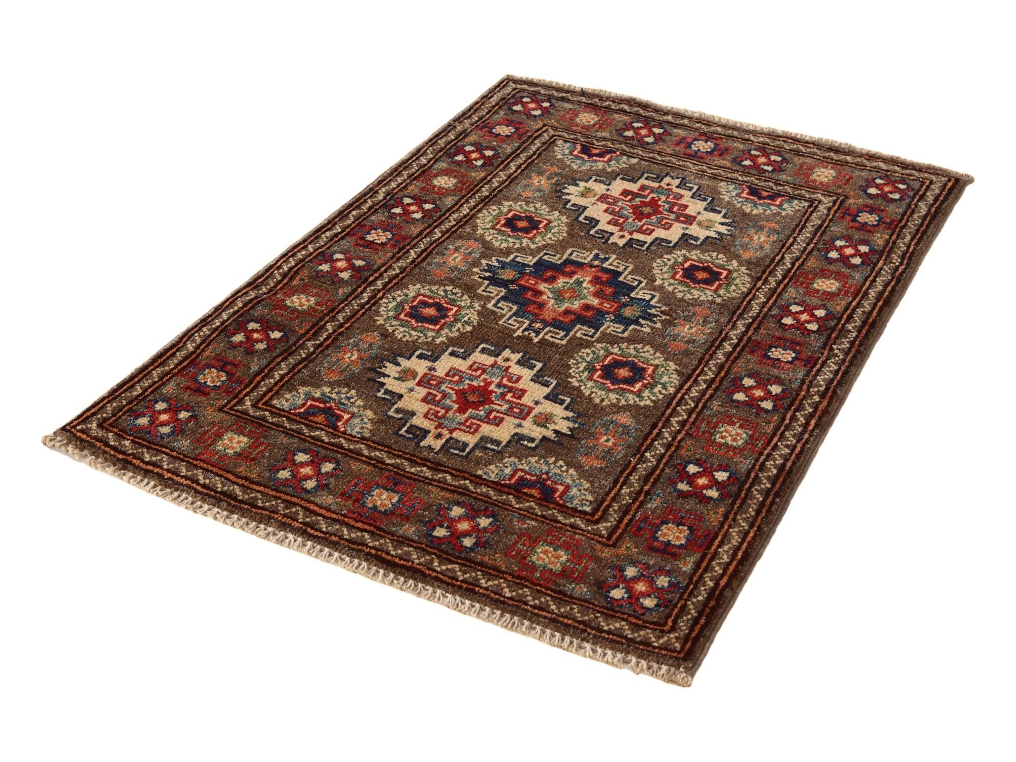 2' 1 x 2' 11 Hand Knotted Kazak Rug