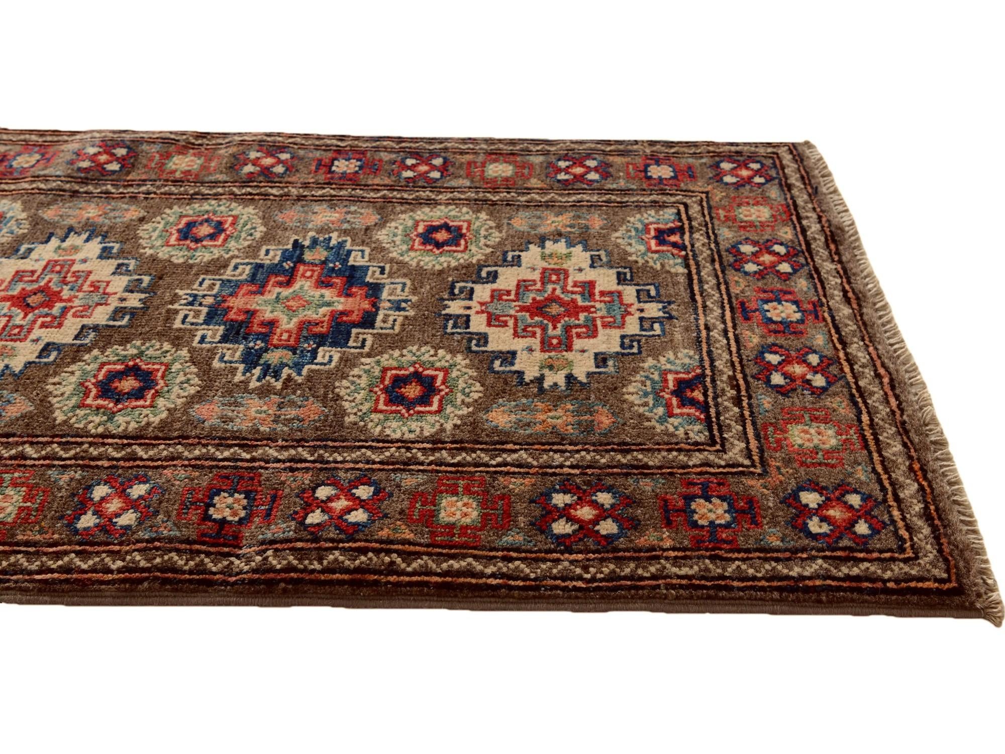 2' 1 x 2' 11 Hand Knotted Kazak Rug