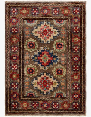 2' 1 x 2' 11 Hand Knotted Kazak Rug