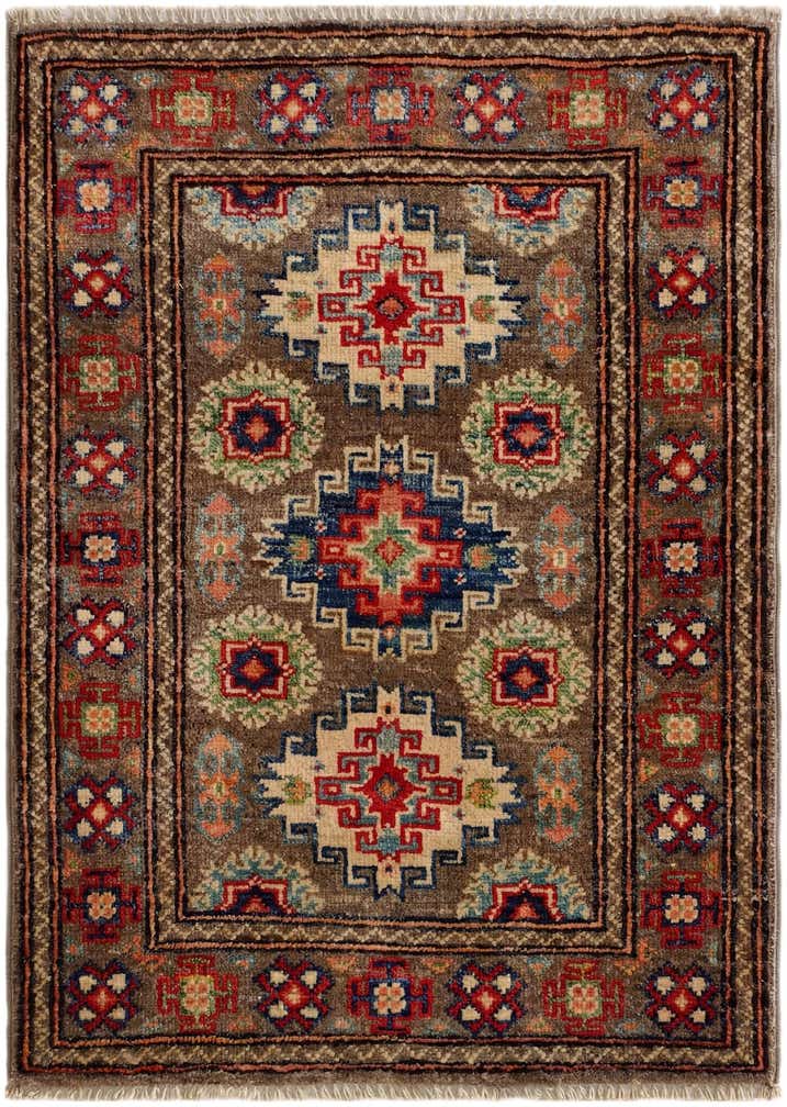 2' 1 x 2' 11 Hand Knotted Kazak Rug