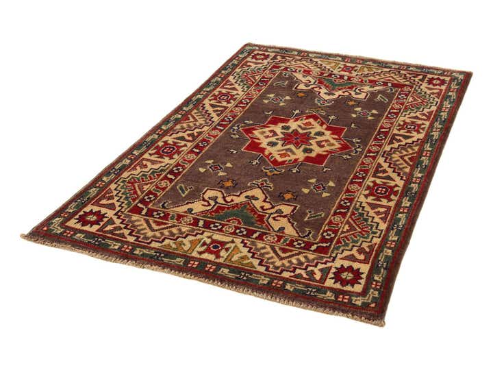 2' 7 x 4' 3 Hand Knotted Kazak Rug