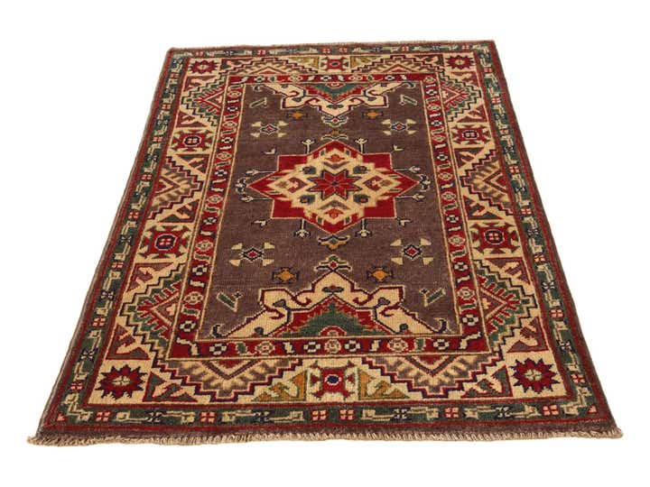 2' 7 x 4' 3 Hand Knotted Kazak Rug