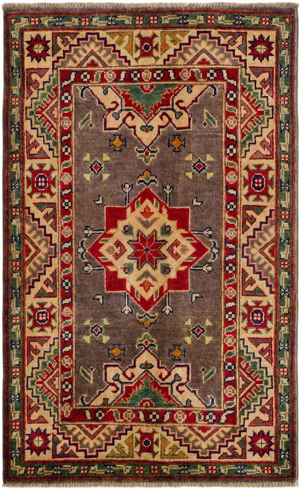 2' 7 x 4' 3 Hand Knotted Kazak Rug