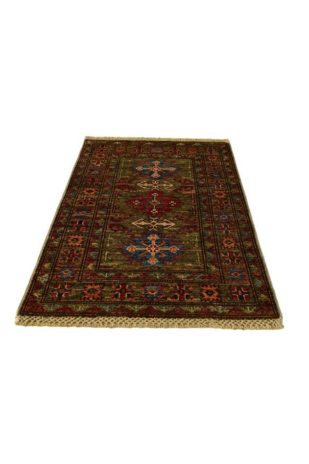 Detail image of 2' 1 x 3' 1 Hand Knotted Kazak Rug