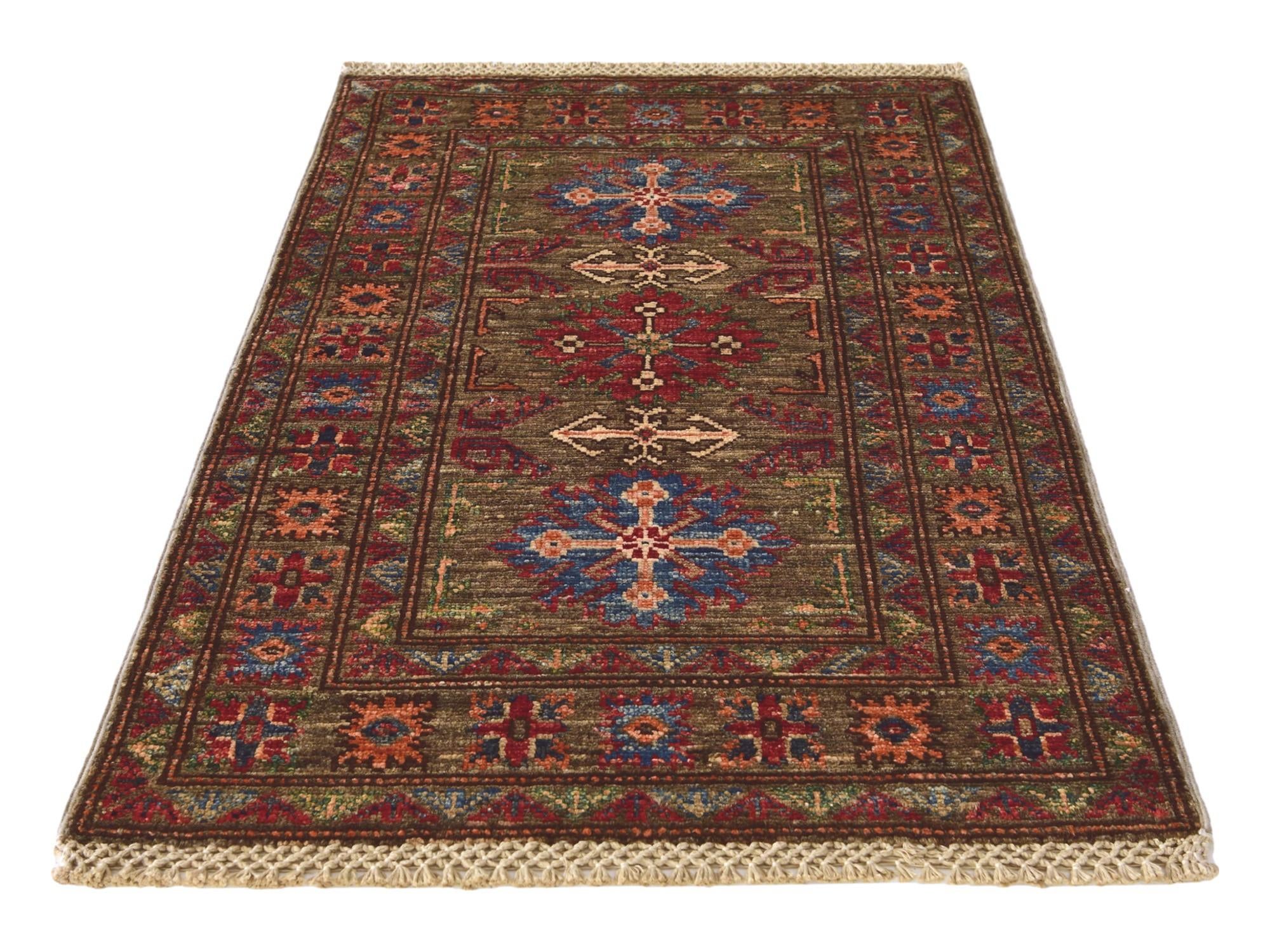 2' 1 x 3' 1 Hand Knotted Kazak Rug