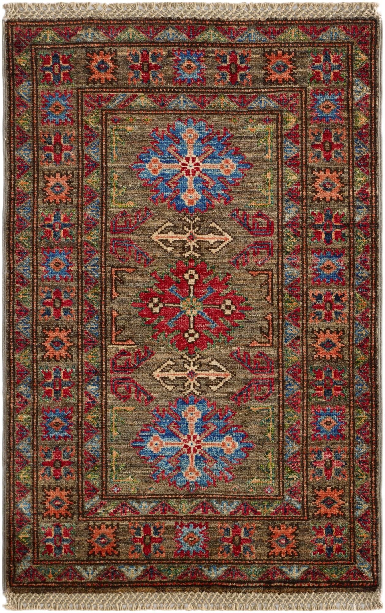 2' 1 x 3' 1 Hand Knotted Kazak Rug