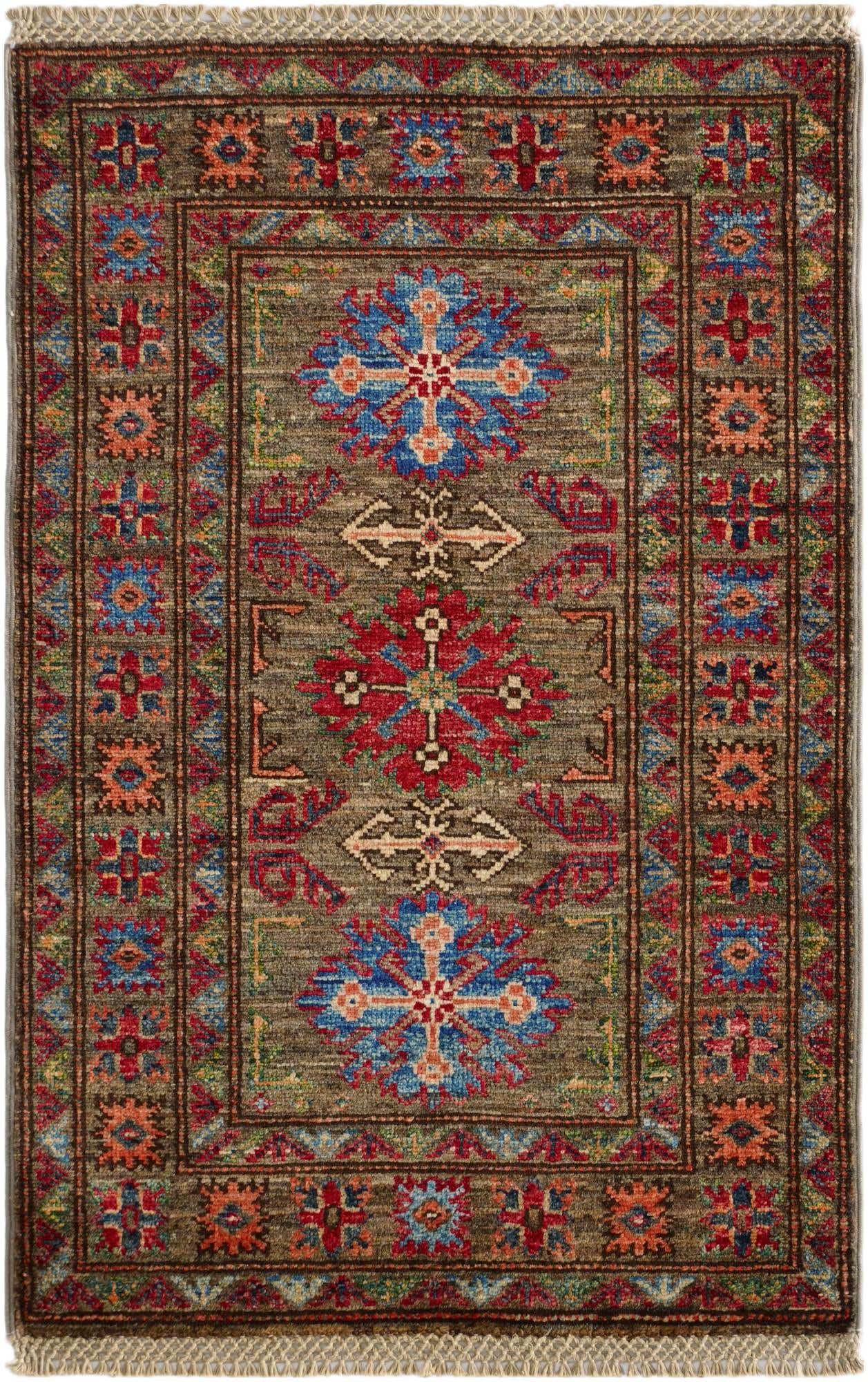 2' 1 x 3' 1 Hand Knotted Kazak Rug