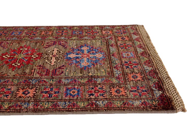 Detail image of 2' x 3' 1 Hand Knotted Kazak Rug