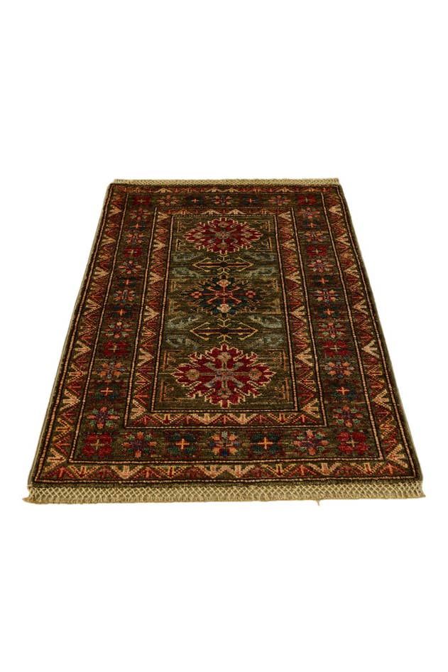 Detail image of 2' 2 x 3' 3 Hand Knotted Kazak Rug