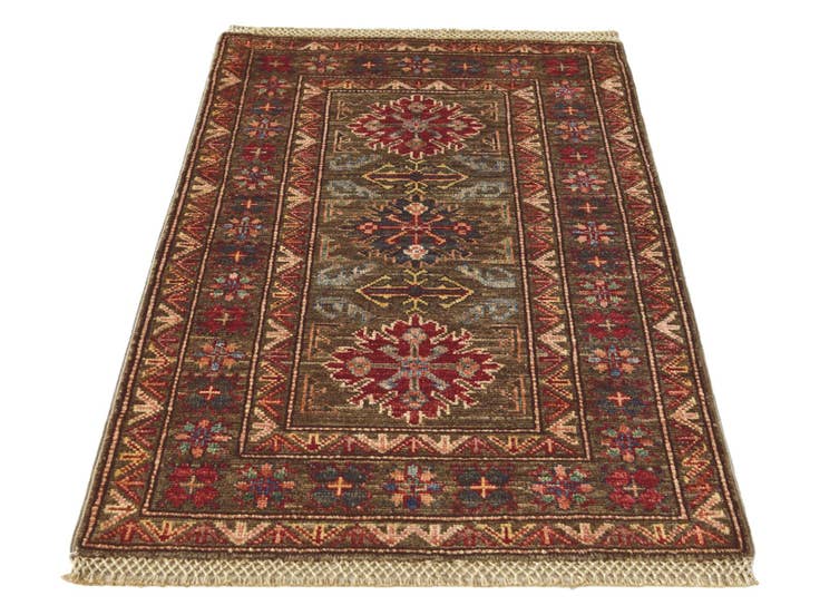 Detail image of 2' 2 x 3' 3 Hand Knotted Kazak Rug