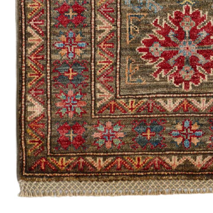 2' 2 x 3' 3 Hand Knotted Kazak Rug