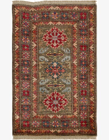2' 2 x 3' 3 Hand Knotted Kazak Rug
