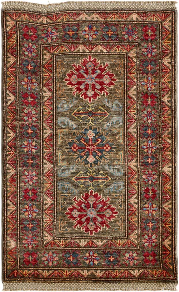 2' 2 x 3' 3 Hand Knotted Kazak Rug
