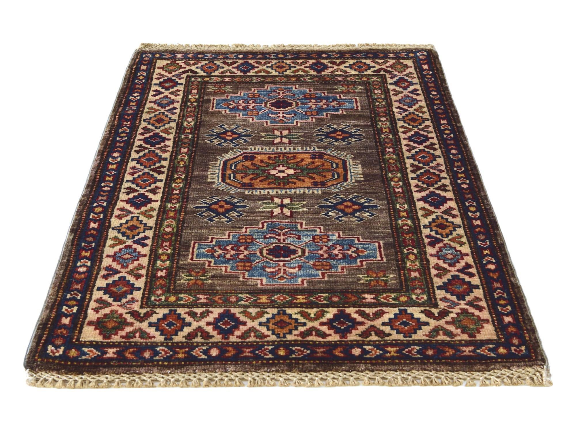 2' 1 x 2' 11 Hand Knotted Kazak Rug
