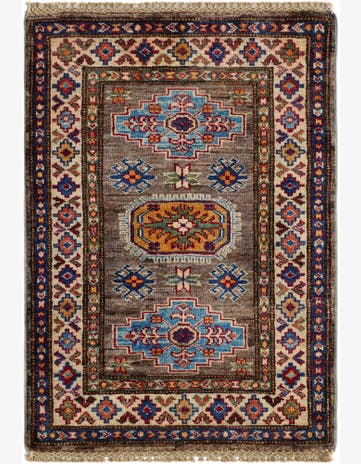2' 1 x 2' 11 Hand Knotted Kazak Rug