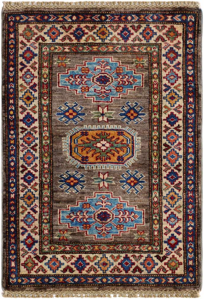 2' 1 x 2' 11 Hand Knotted Kazak Rug