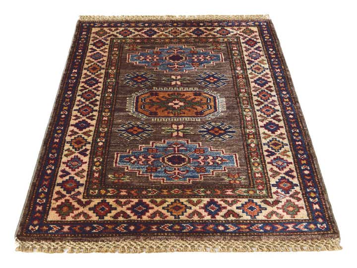 2' x 2' 11 Hand Knotted Kazak Rug