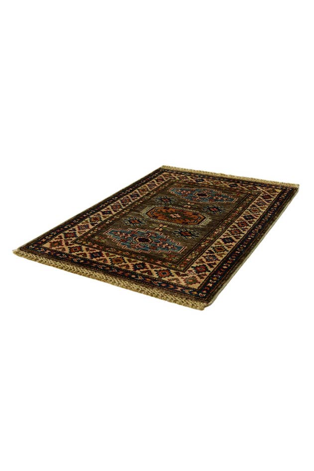 Detail image of 2' x 2' 11 Hand Knotted Kazak Rug