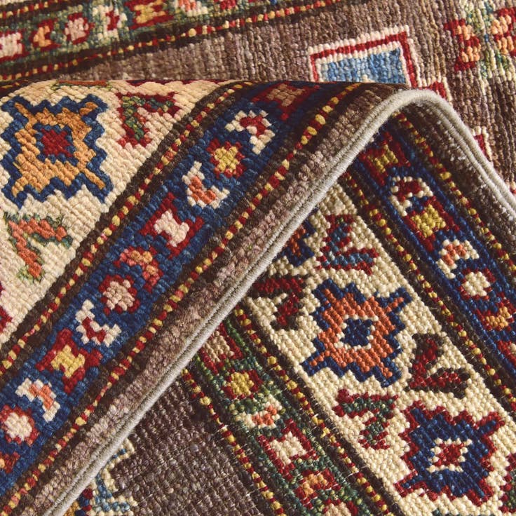 Detail image of 2' x 2' 11 Hand Knotted Kazak Rug