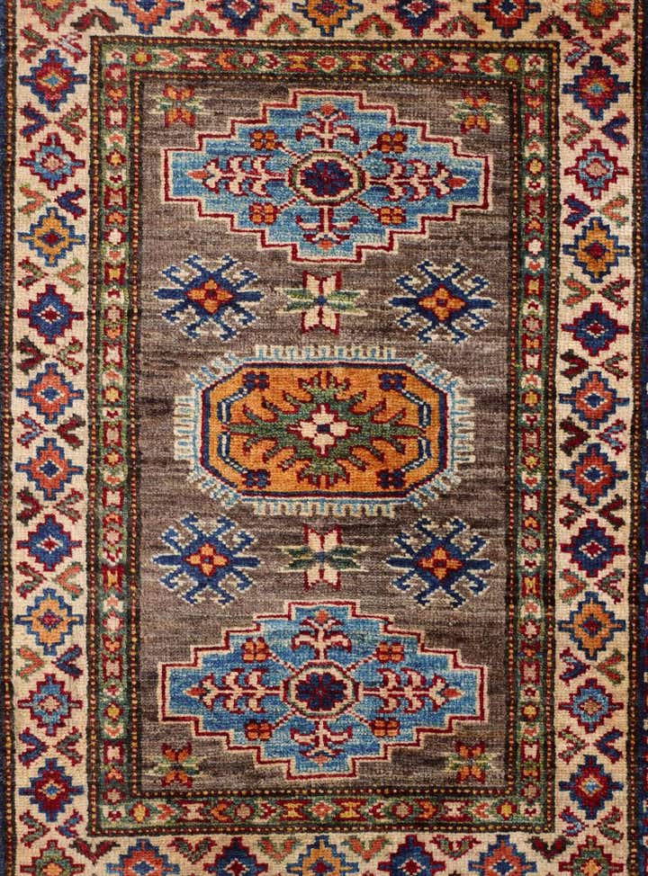 2' x 2' 11 Hand Knotted Kazak Rug