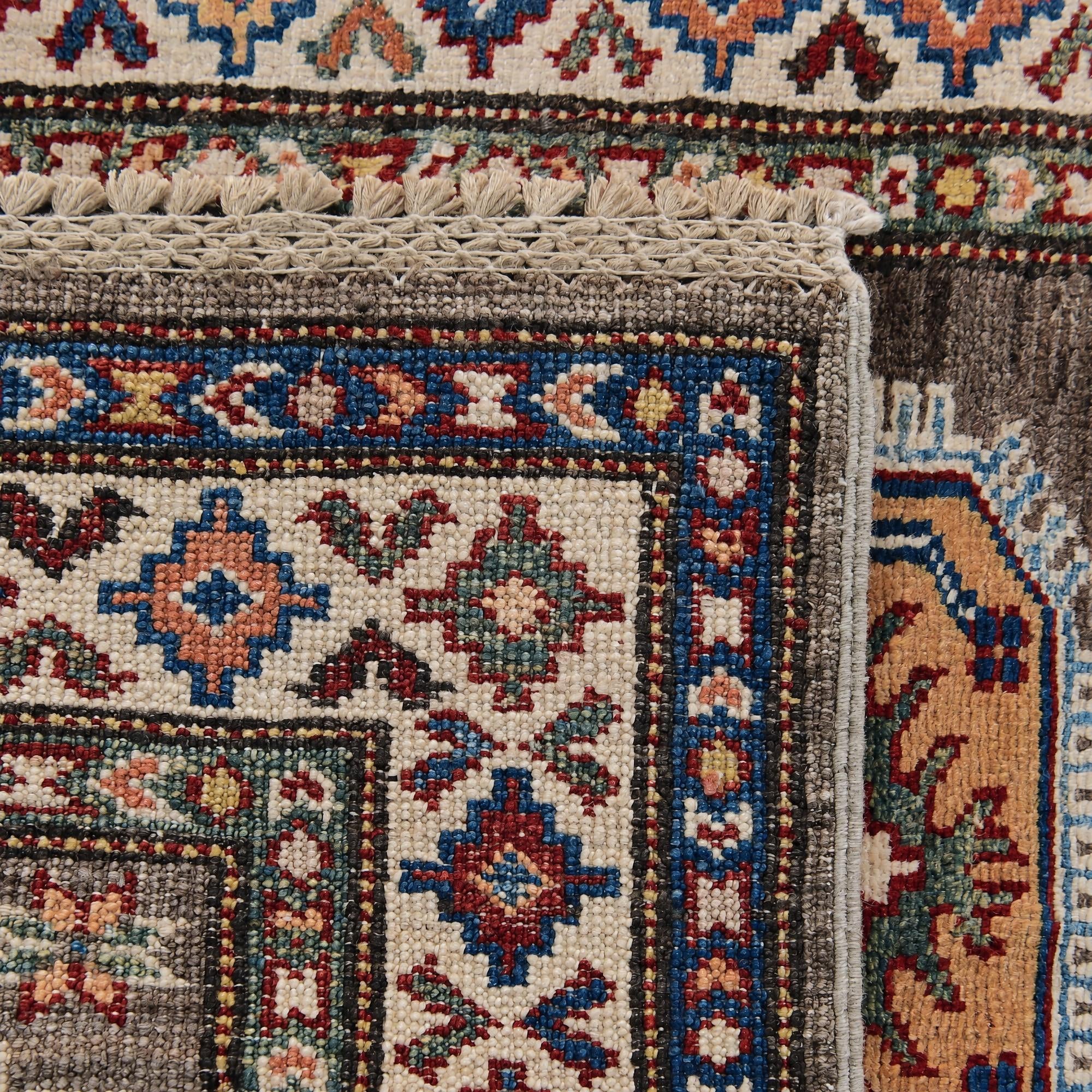 60cm x 90cm Hand Knotted Kazak Rug