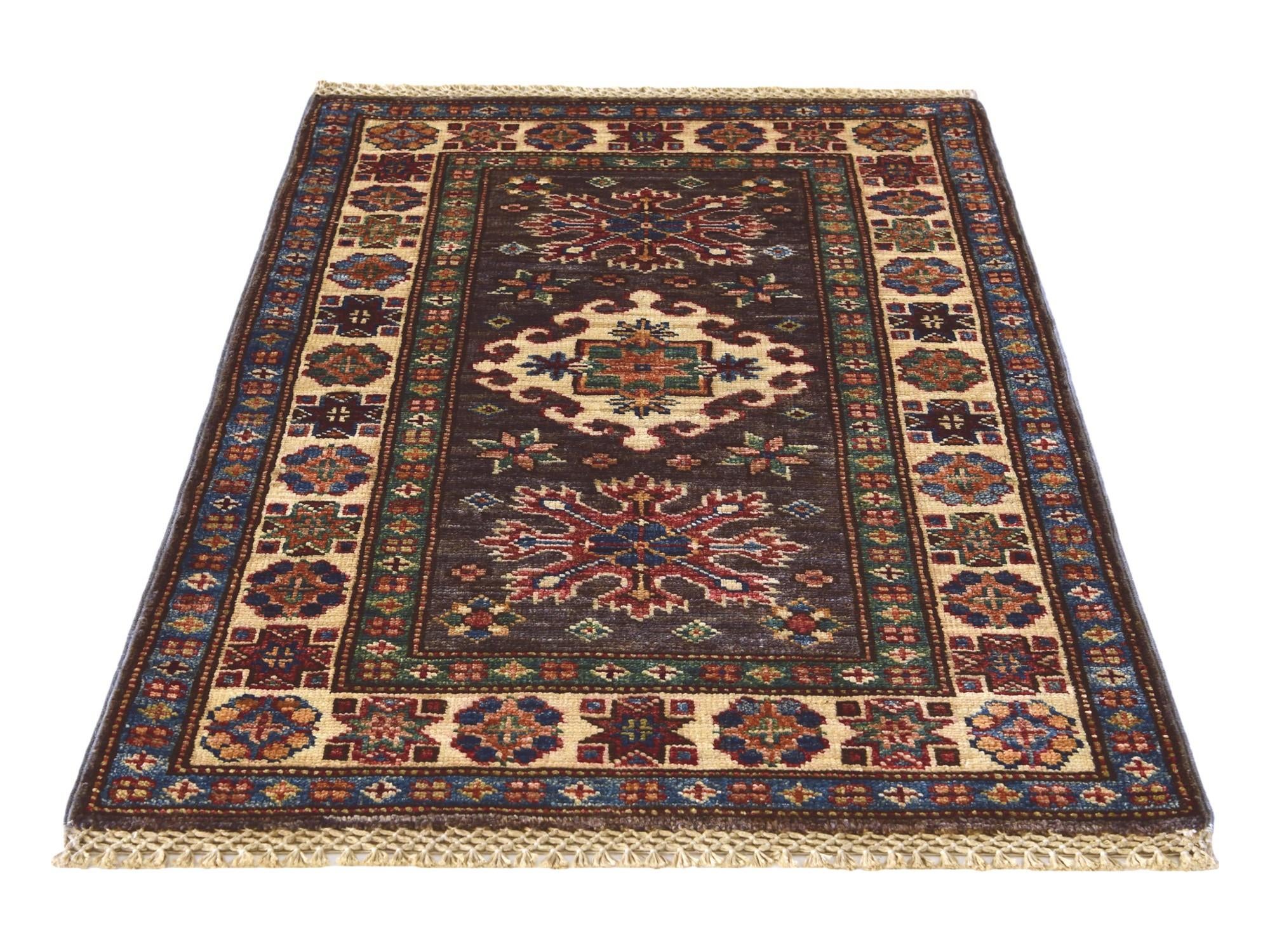 2' 2 x 3' 1 Hand Knotted Kazak Rug