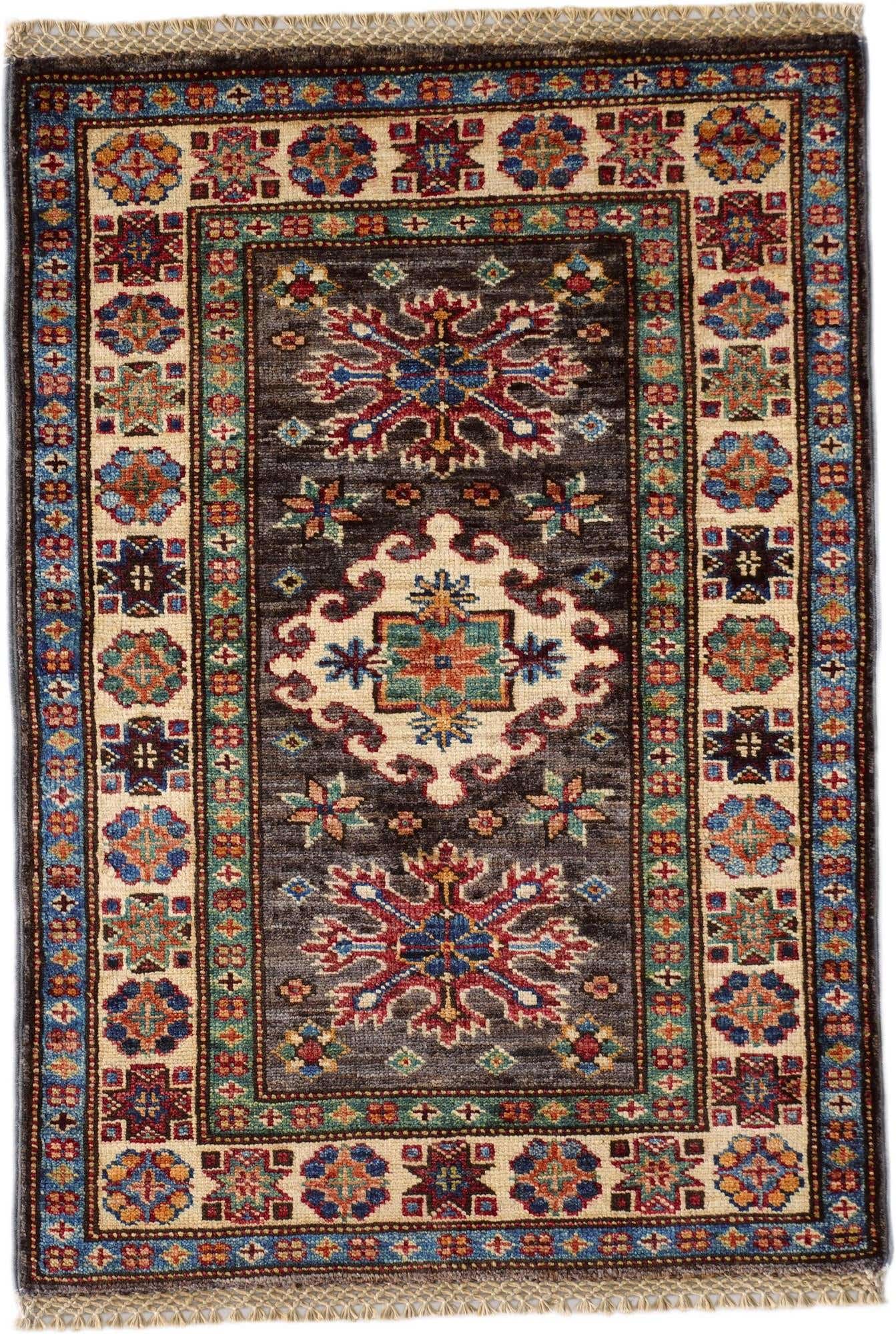 2' 2 x 3' 1 Hand Knotted Kazak Rug