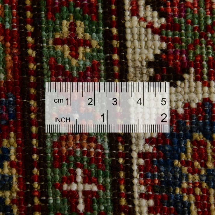 Detail image of 3' 5 x 5' Hand Knotted Kazak Rug