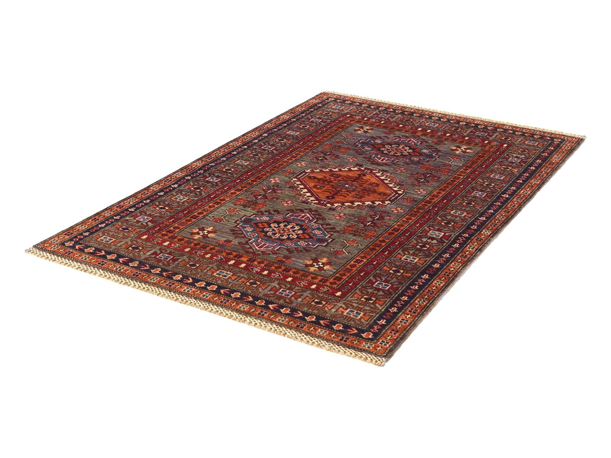 3' 4 x 5' 1 Hand Knotted Kazak Rug