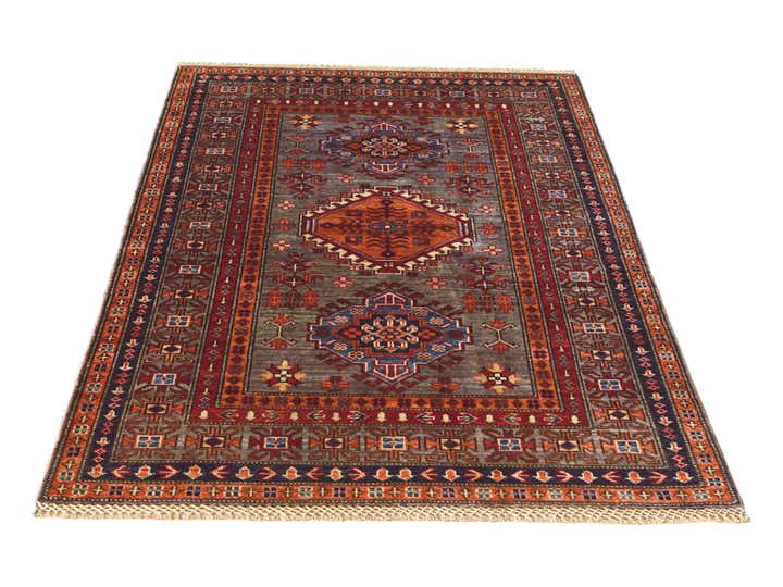 3' 4 x 5' 1 Hand Knotted Kazak Rug