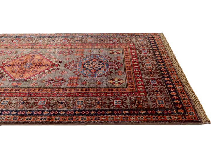 3' 4 x 5' 1 Hand Knotted Kazak Rug