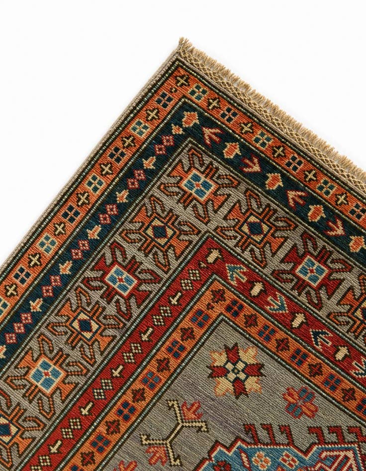 Detail image of 3' 4 x 5' 1 Hand Knotted Kazak Rug
